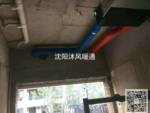 中铁香湖别墅新风系统验收完毕