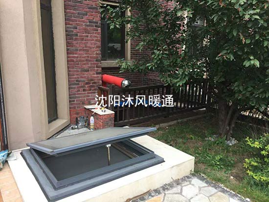 保利十二橡树庄园400平别墅新风安装