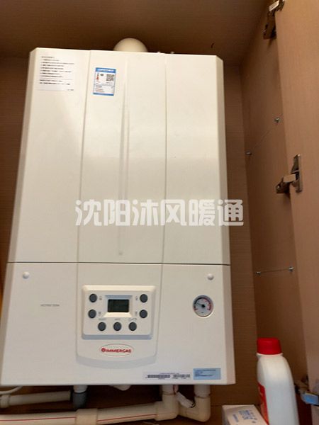 清河半岛260平壁挂炉安装供暖改造
