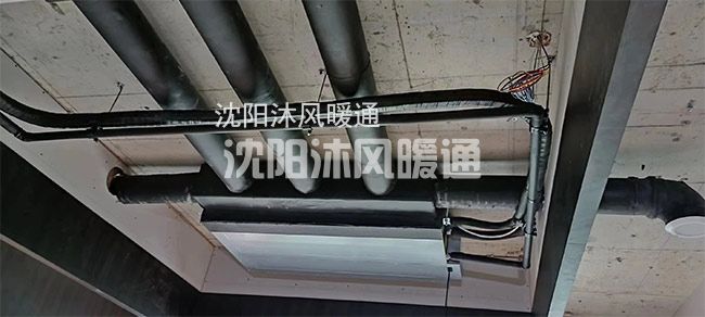 海信风管机天花机安装完毕